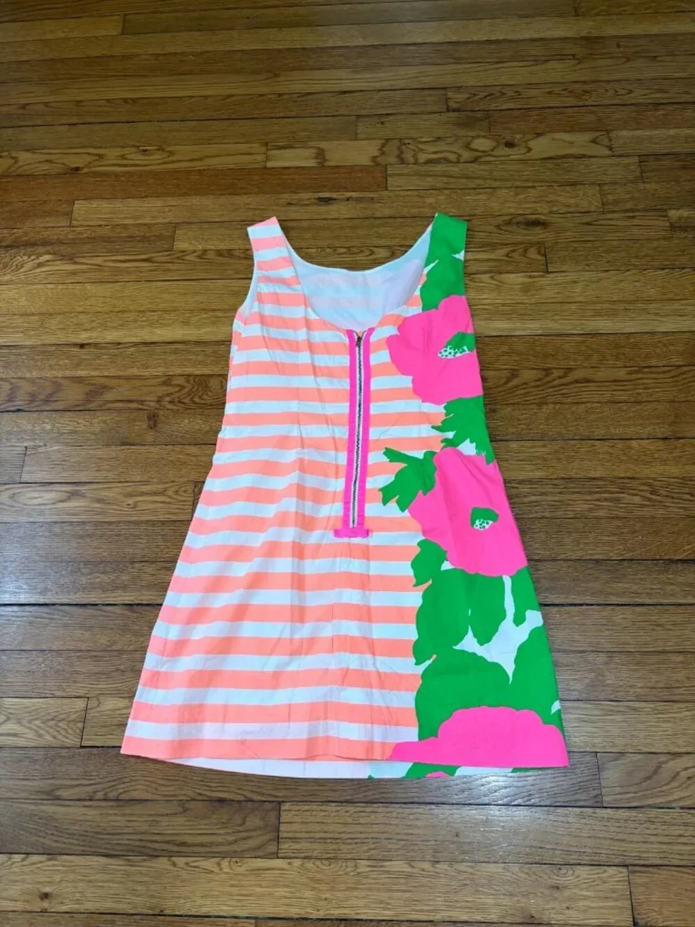 Lilly Pulitzer Women’s Size 4 Delia Wildflower Shift Dress Summer Sunrise Orange